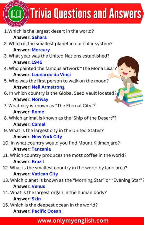 10,000+ Of The Best Trivia Questions .
